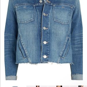 L’Agence Janelle cropped denim jacket - never worn w/o tags